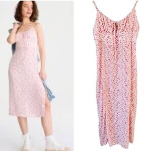 Aeropostale Pink Floral Midi Dress